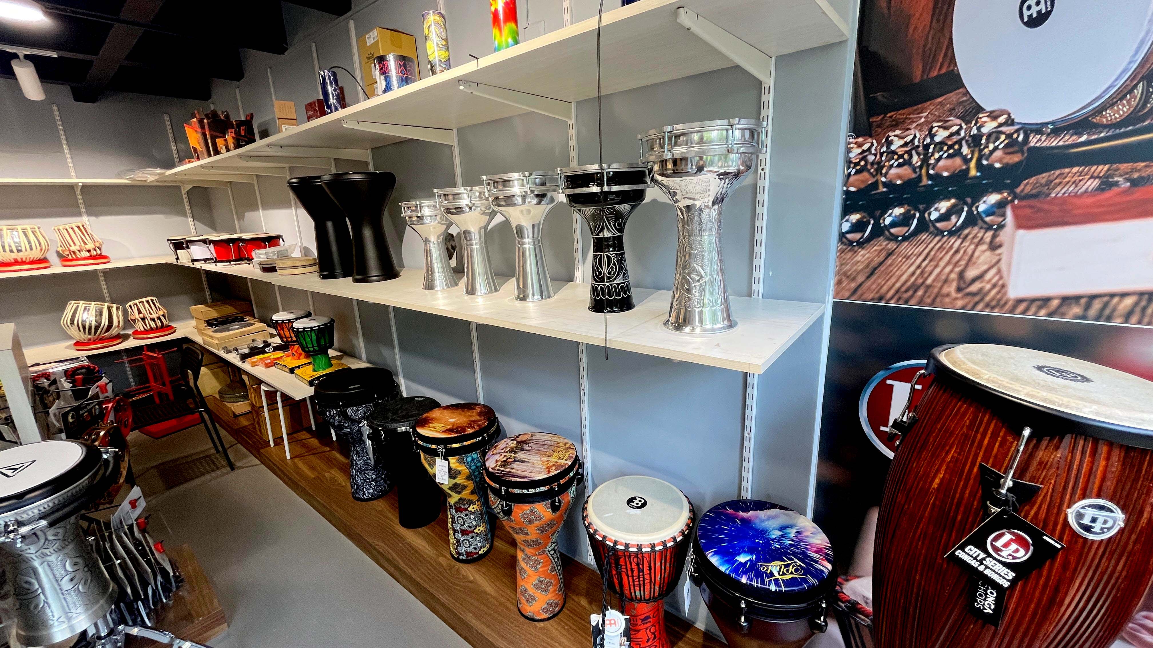 Inside The Bangalore Drum Shop