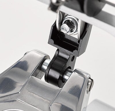 Yamaha FP9 ball bearing drive connection at the footboard tip
