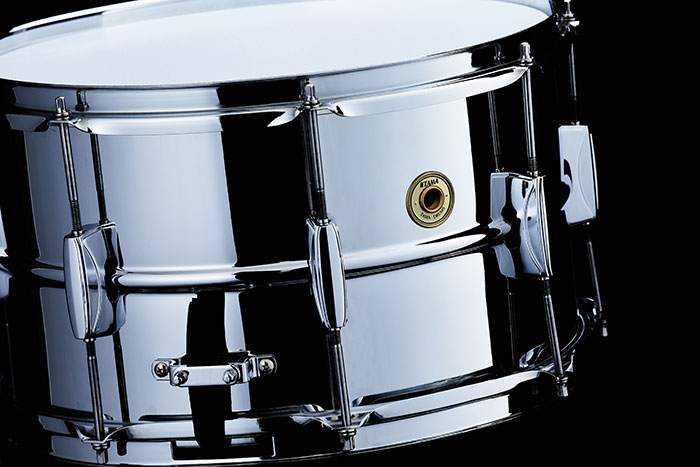 Tama Metalworks BST148 chrome steel shell with centre ridge