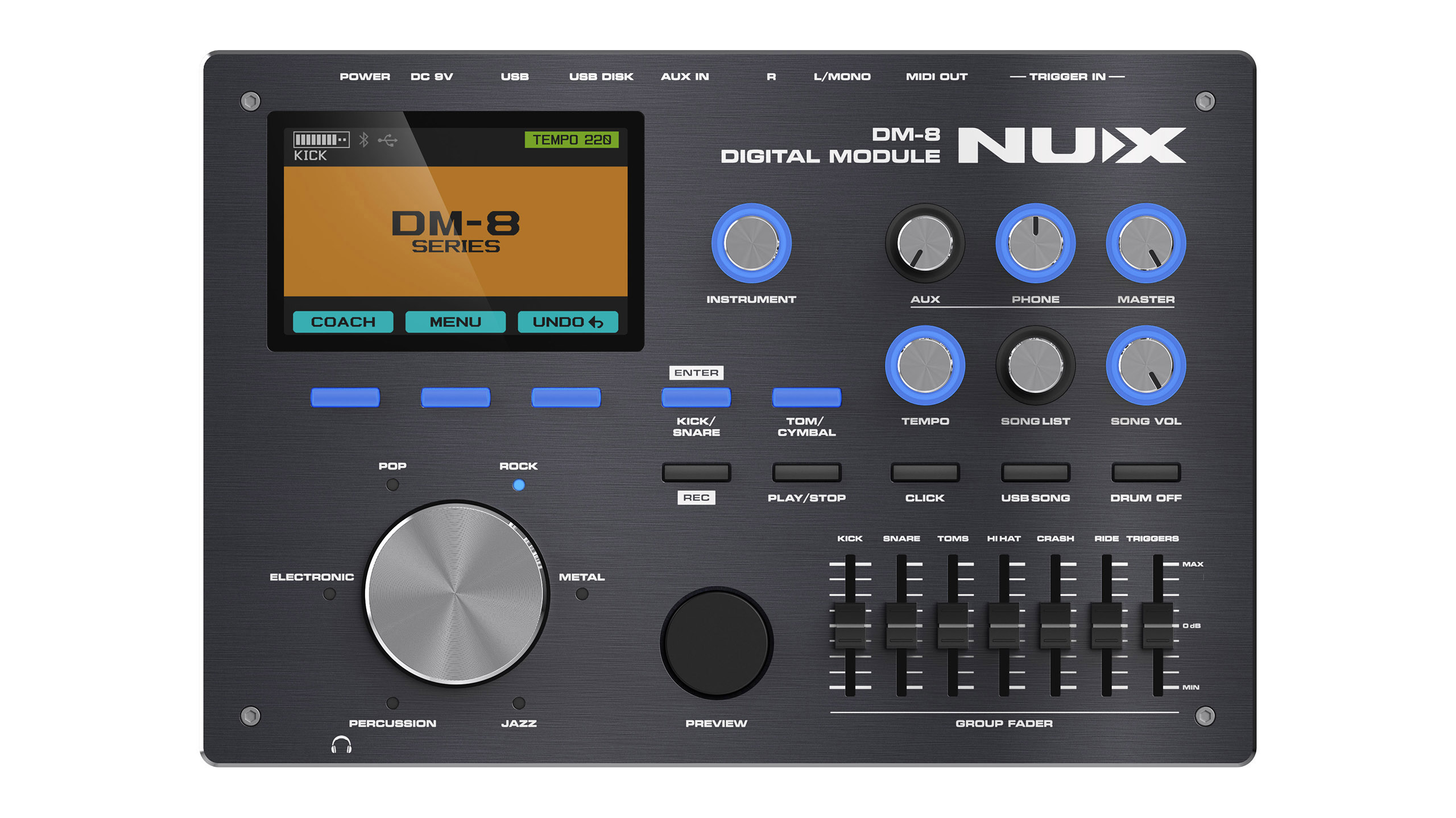 Nux DM-8 Mesh Head Digital Drum Kit - Image 5