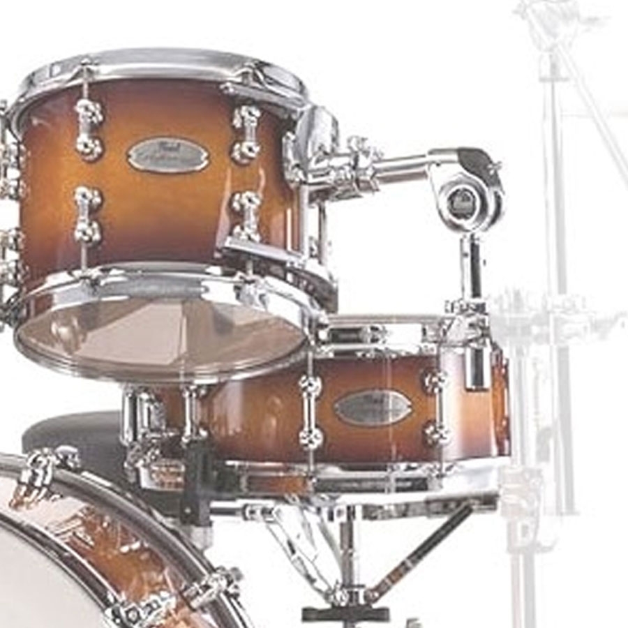 Pearl Reference One rack toms with tom mount in Aged Honey Burst