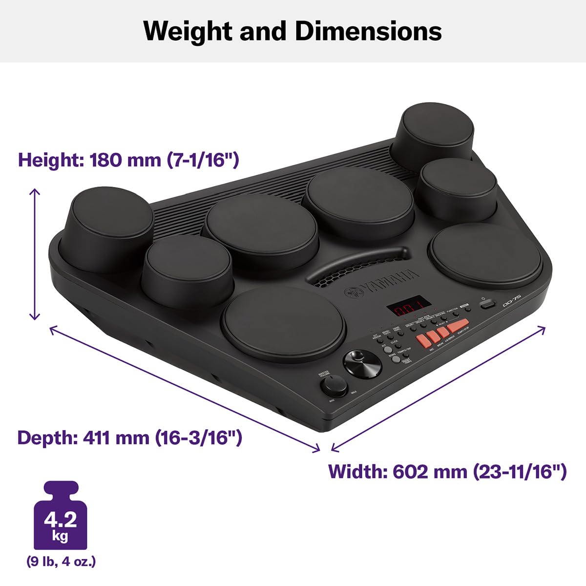 Yamaha DD75 Digital Drums - product image