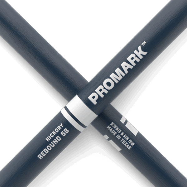 Promark 5B Blue Wood Tip Rebound Drum Sticks - product image