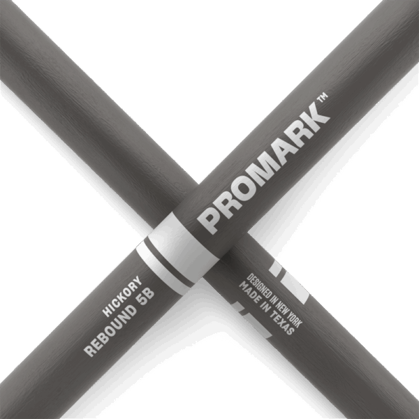 Promark 5B Gray Wood Tip Rebound Drum Sticks - product image