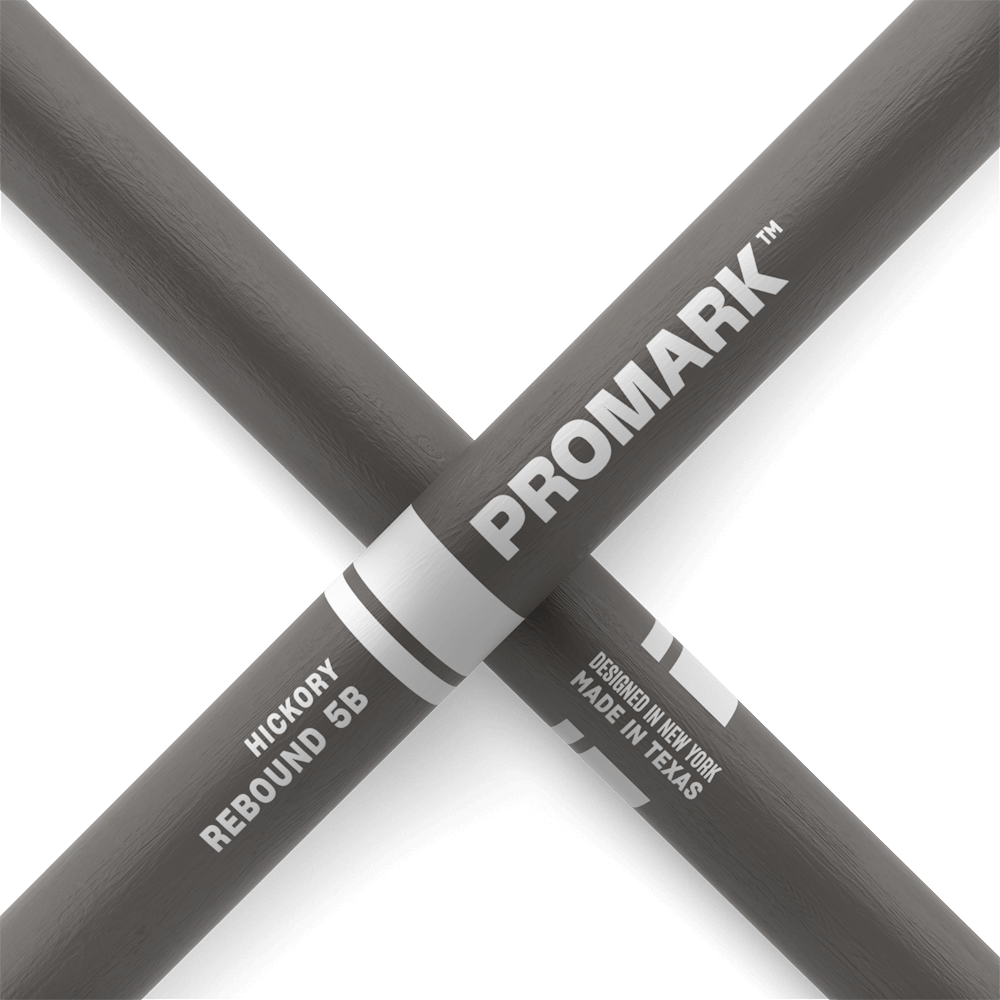 Promark 5B Gray Wood Tip Rebound Drum Sticks - product image