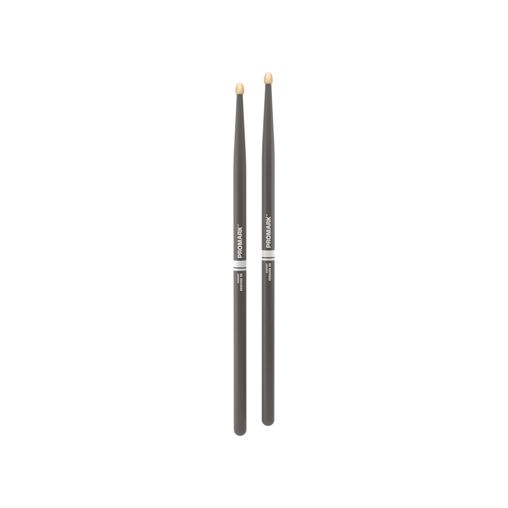 Promark 5B Gray Wood Tip Rebound Drum Sticks - product image