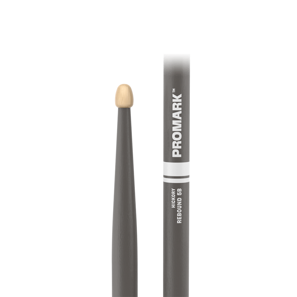 Promark 5B Gray Wood Tip Rebound Drum Sticks - product image