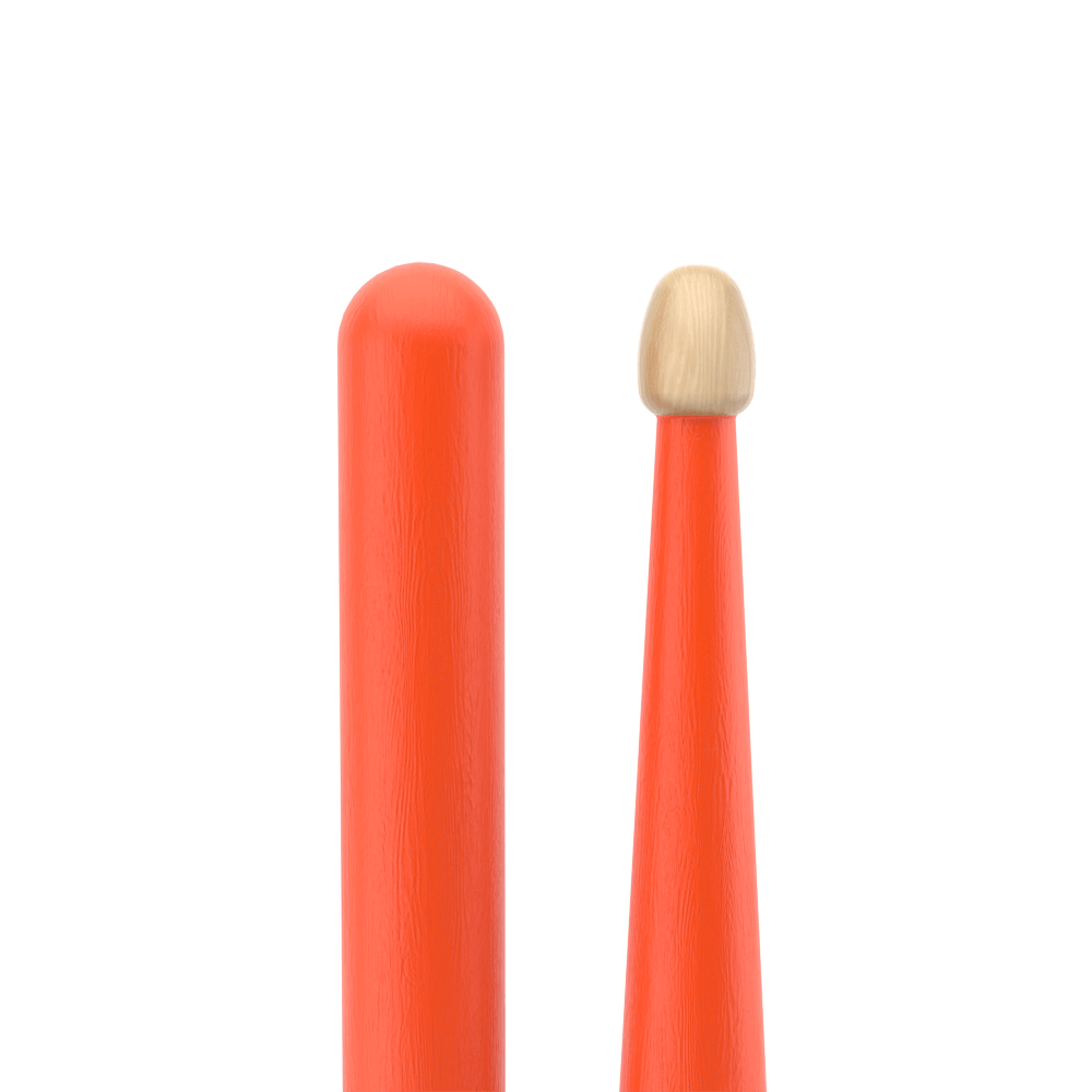 Promark 5B Orange Wood Tip Rebound Drum Sticks - product image