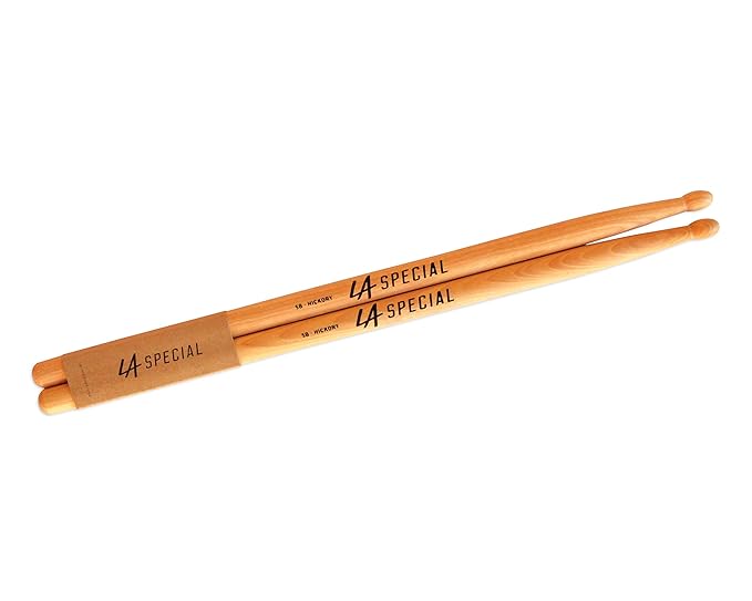 La Special 5B Wood Tip Drum Sticks - product image
