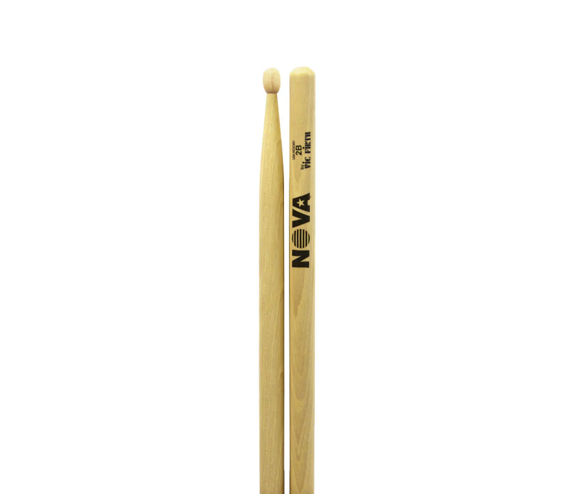 Vic Firth Nova 2B Wood Tip Drum Sticks - product image