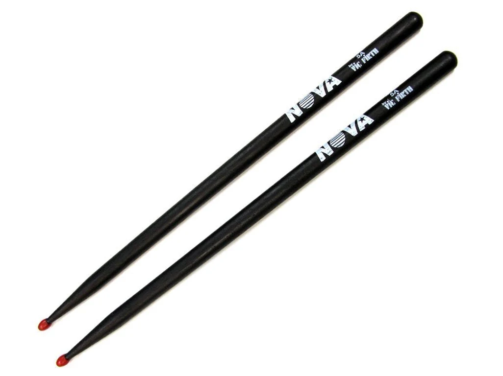Vic Firth Nova 5A Black Nylon Tip Drum Sticks - product image