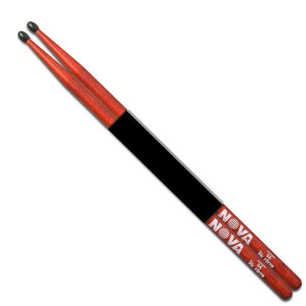 Vic Firth Nova 5A Red Nylon Tip Drum Sticks - product image