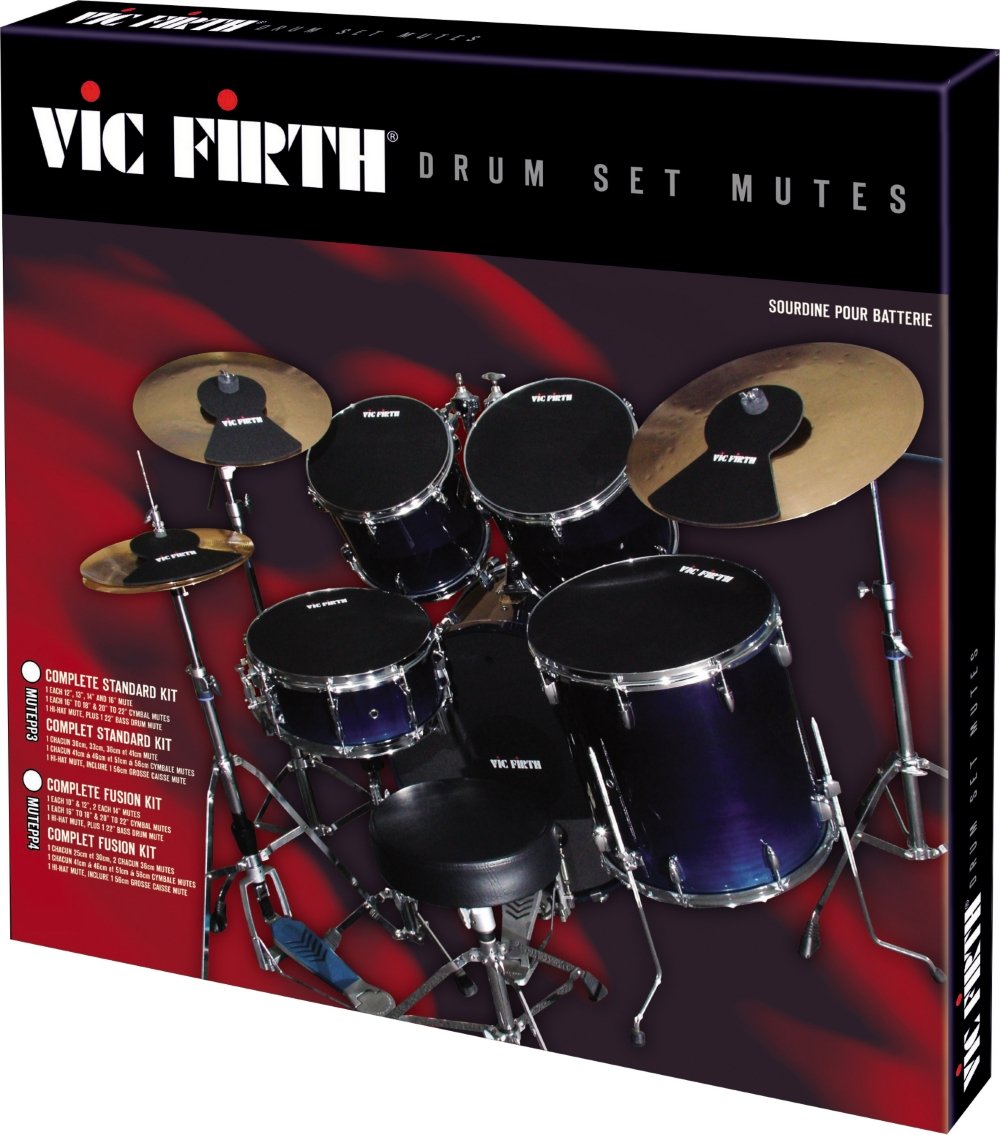 Vic Firth Drum Mute Pack (12", 13", 14", 16", 22", Hi-Hat And 2 Cymbal) - product image