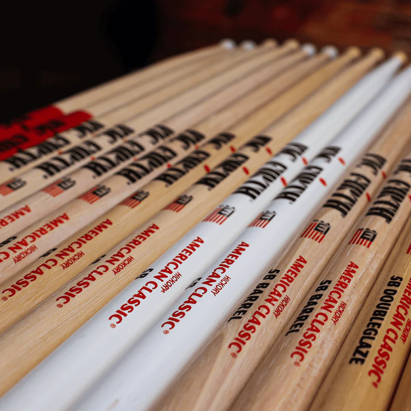 Vic Firth 5B Wood Tip American Classic Drum Sticks Value Pack Of 4 - product image