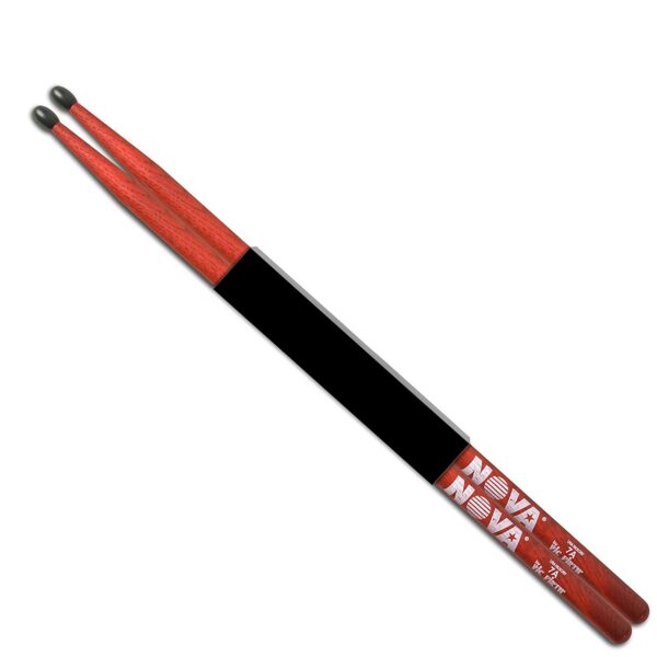 Vic Firth Nova 7A Red Nylon Tip Drum Sticks - product image