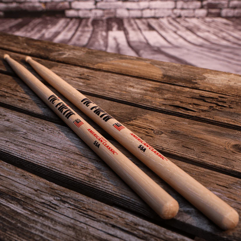 Vic Firth 55A Wood Tip American Classic Drumsticks - product image