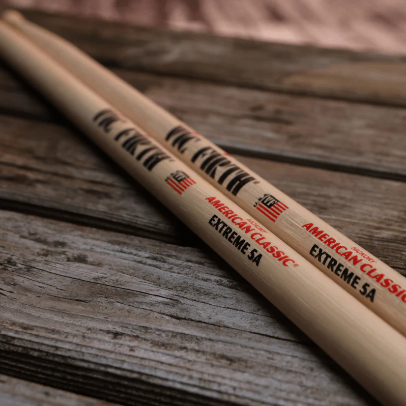 Vic Firth 5A Wood Tip American Classic Extreme Drum Sticks - product image