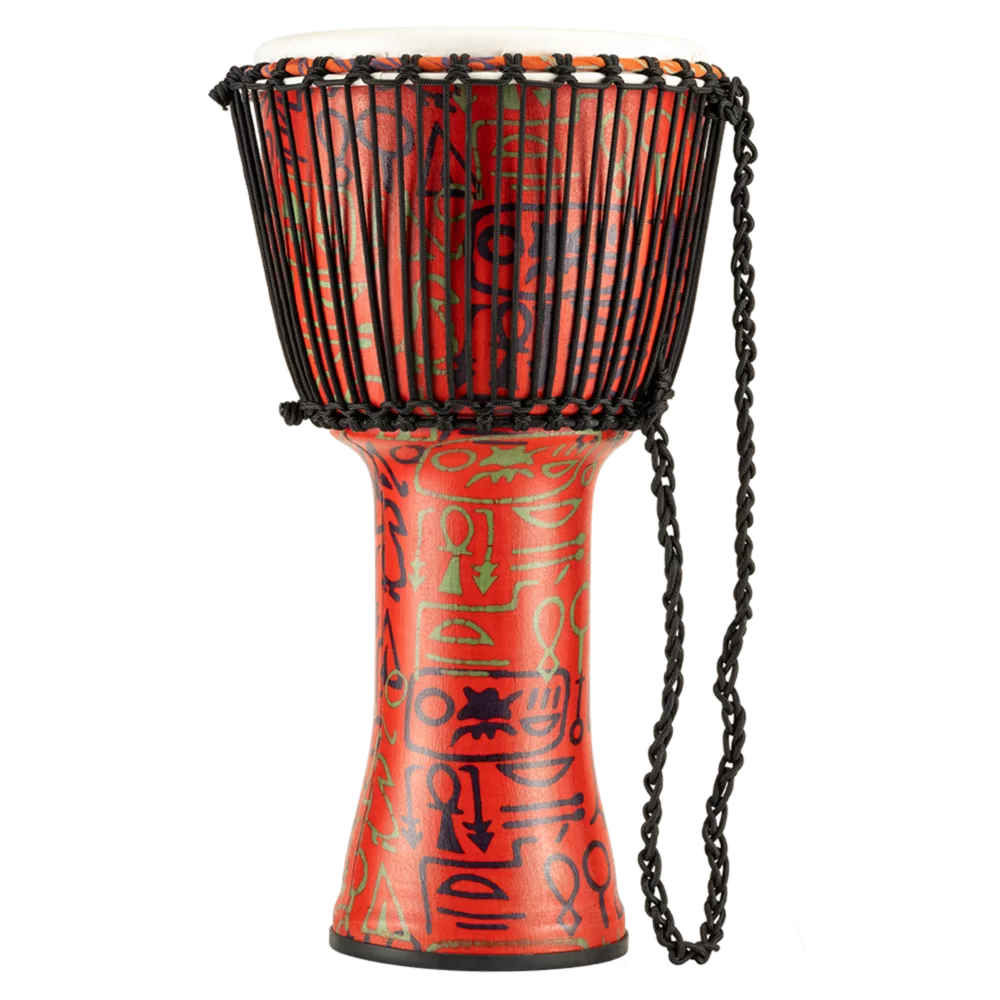 Meinl Rope Tuned Travel Series Djembe 12" - Pharaoh's Script - product image