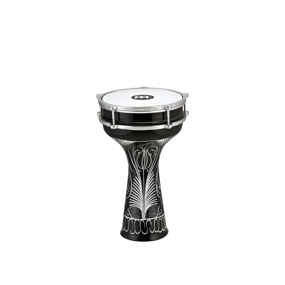 Meinl HE-124 Hand-Engraved Black Darbuka 8" X 14.5" - product image