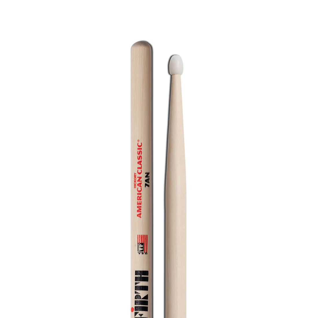Vic Firth 7A Nylon Tip American Classic Drum Sticks - product image
