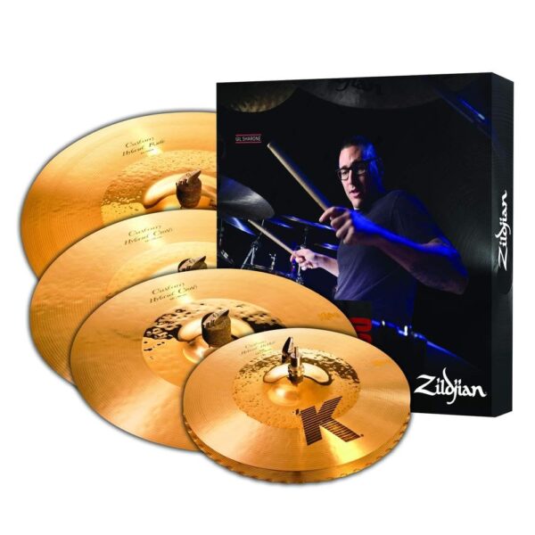 Zildjian K Custom Hybrid International Pack (14.25" Hi-Hat, 16" Crash, 18" Crash, 20" Ride) - product image