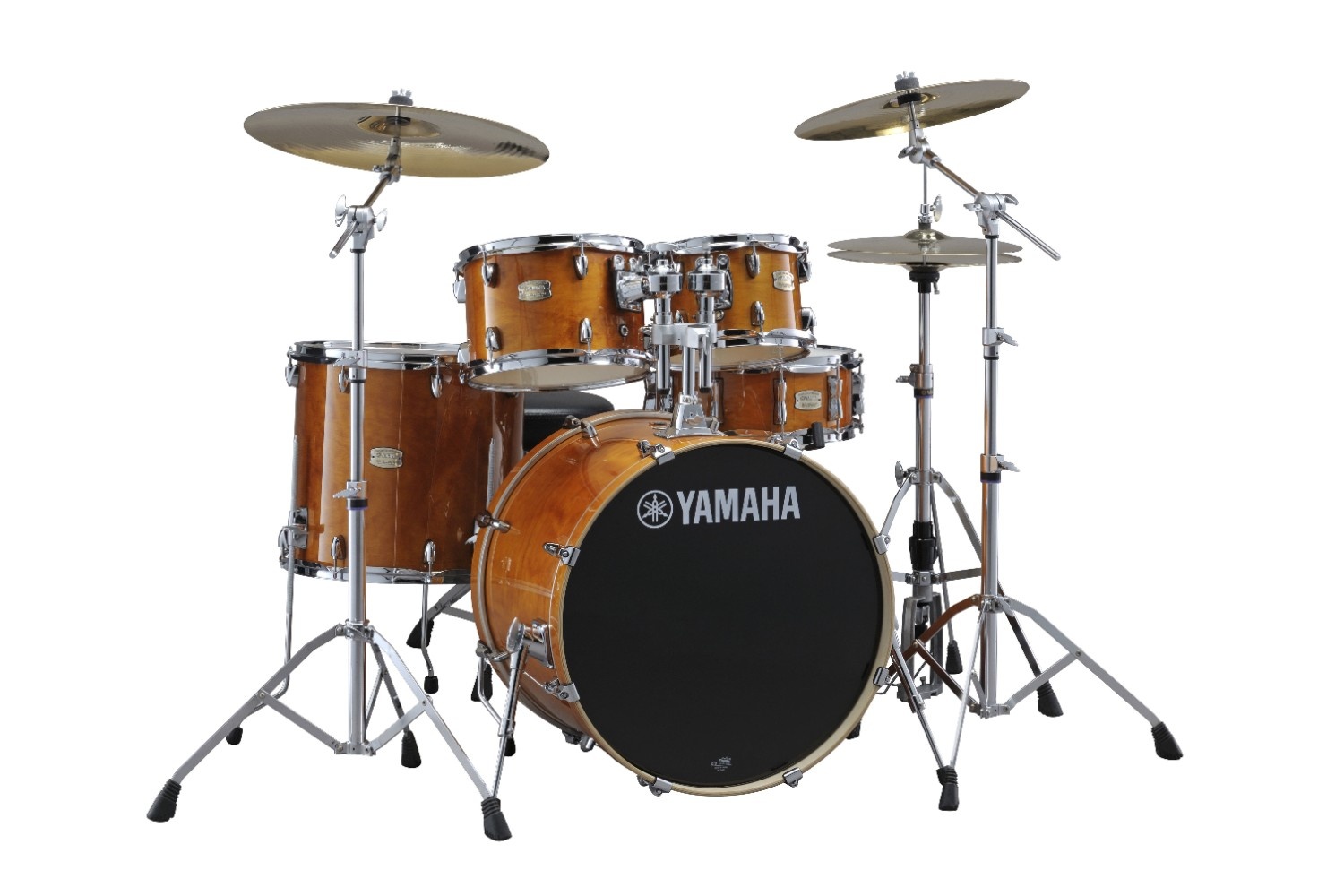 Yamaha Stage Custom Birch SBP2F5 5-Piece Shell Pack - Honey Amber - product image