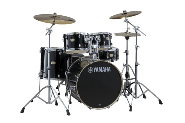 Yamaha Stage Custom Birch SBP2F5 5-Piece Shell Pack - Raven Black - product image