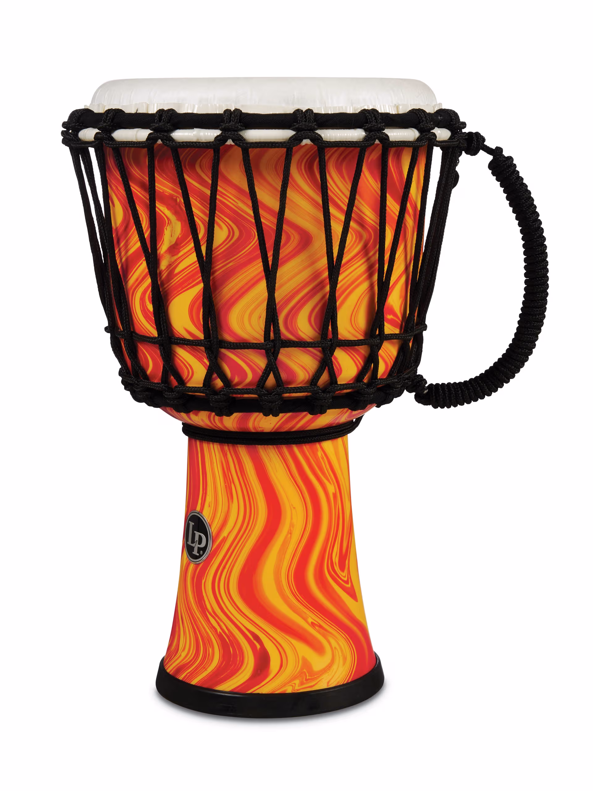Lp World Rope Circle - 7" (17.78 Cm) Orange Marble Djembe - product image