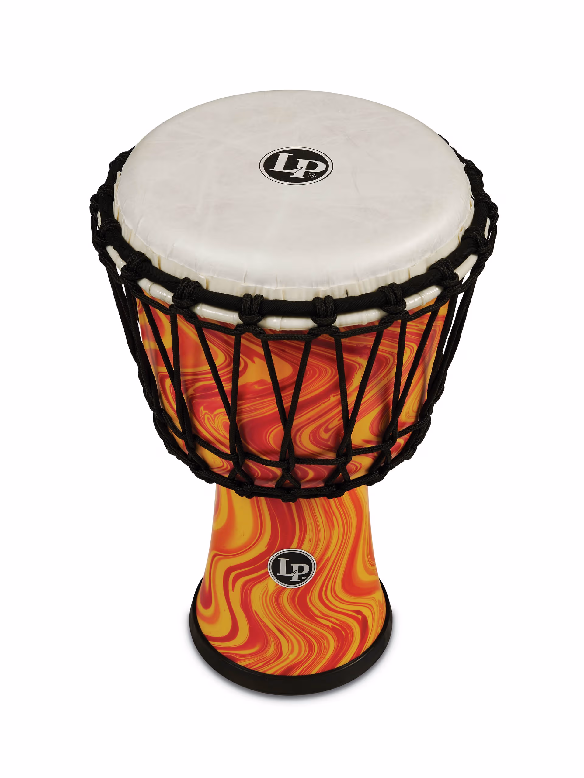Lp World Rope Circle - 7" (17.78 Cm) Orange Marble Djembe - product image