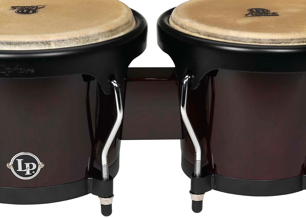 LP Aspire Series Wood Bongos, Dark Wood (LPA601-DW) - product image