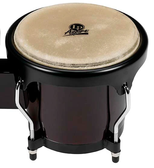 LP Aspire Series Wood Bongos, Dark Wood (LPA601-DW) - product image