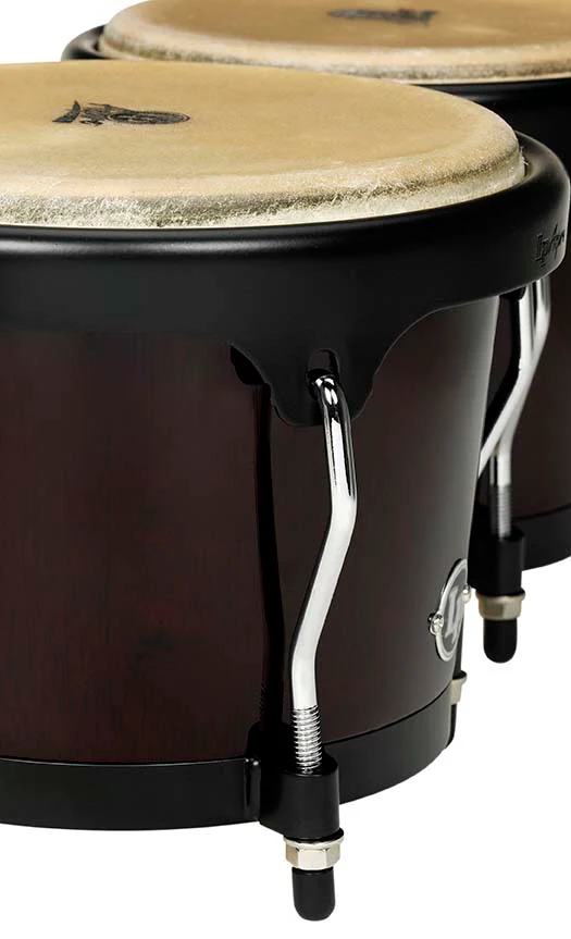 LP Aspire Series Wood Bongos, Dark Wood (LPA601-DW) - product image