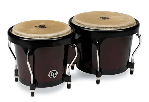 LP Aspire Series Wood Bongos, Dark Wood (LPA601-DW) - product image