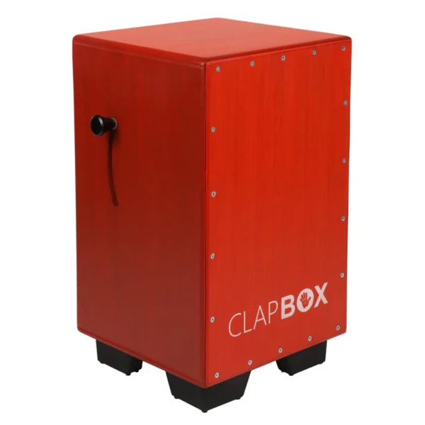 Clapbox CB40 Red Adjustable Snare Cajon - product image
