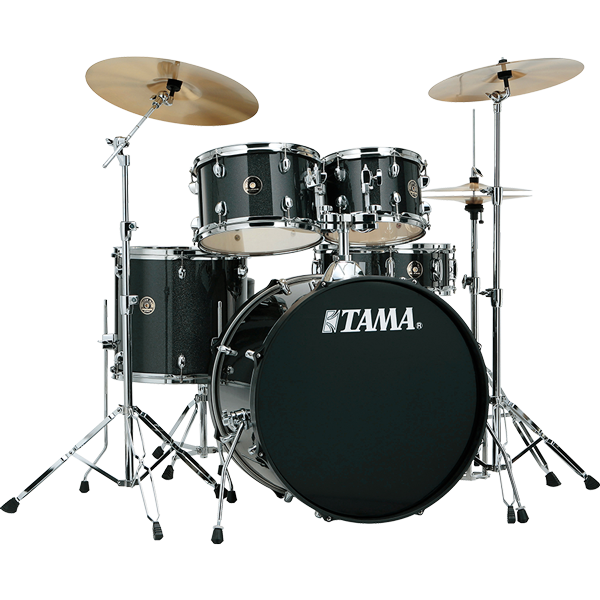 Tama Rhythm Mate 22" Charcoal Mist Drum Set 5Pc With Hardware & Throne - product image