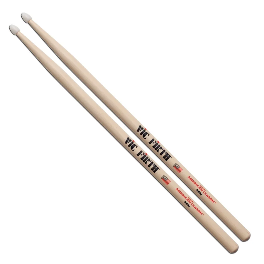 Vic Firth 5B Nylon Tip American Classic Drum Sticks Value Pack Of 4 - product image