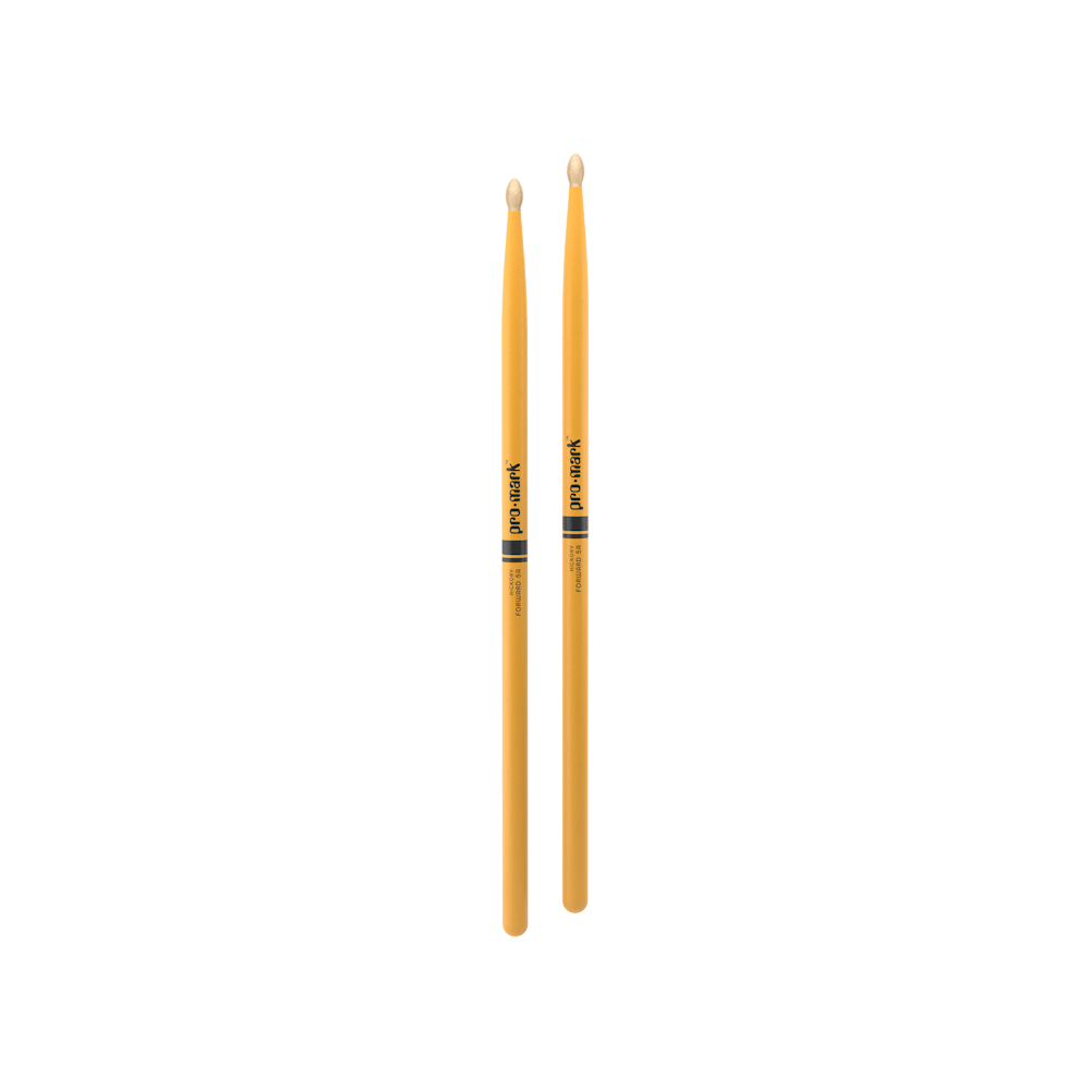 Promark 5A Yellow Wood Tip Classic Forward Drum Sticks - product image
