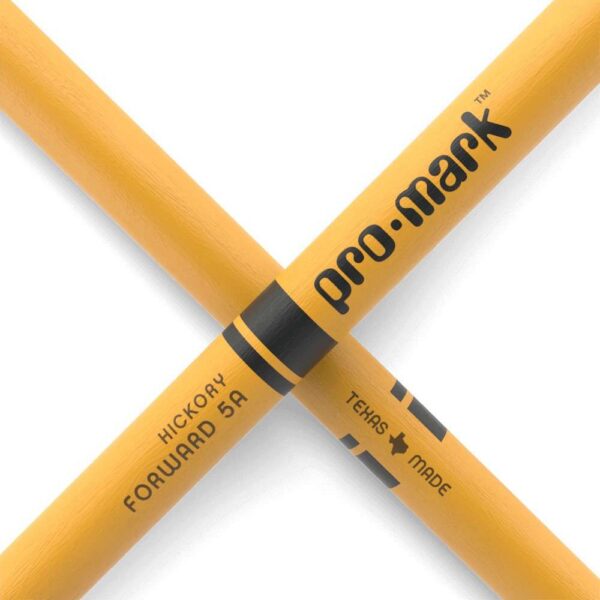 Promark 5A Yellow Wood Tip Classic Forward Drum Sticks - product image