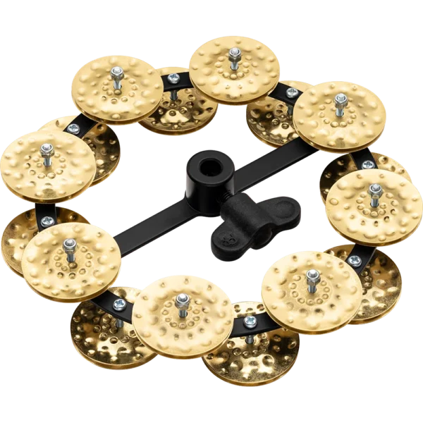 Meinl Headliner Series HTHH2B-BK Brass Jingles 5" Black HiHat Tambourine - product image