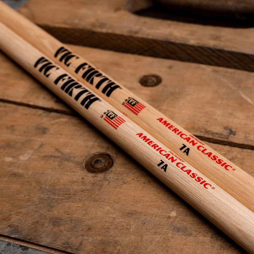 Vic Firth 7A Wood Tip American Classic Drum Sticks - product image
