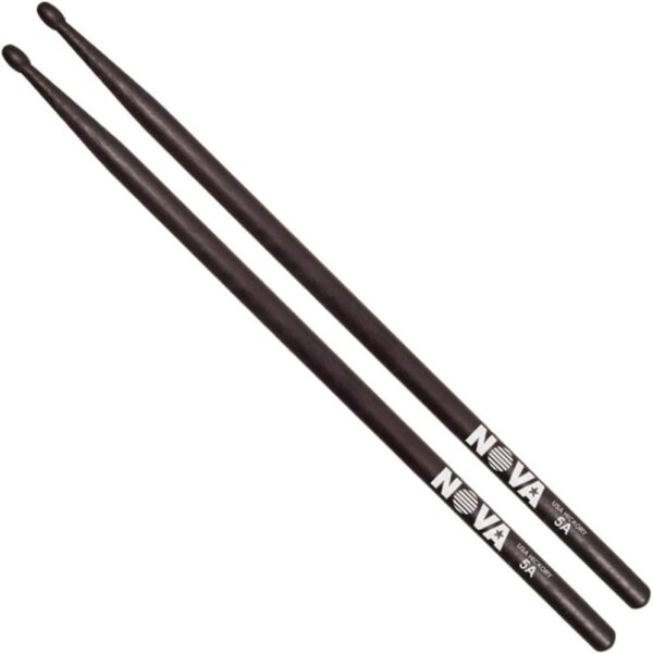 Vic Firth Nova 5A Black Wood Tip Drumsticks - product image