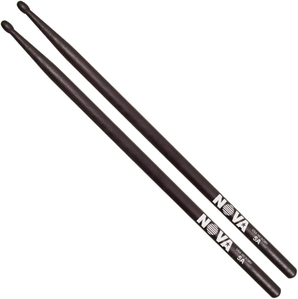 Vic Firth Nova 5A Black Wood Tip Drumsticks - product image