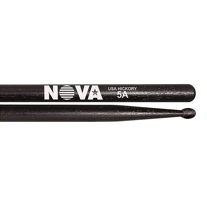 Vic Firth Nova 5A Black Wood Tip Drumsticks - product image