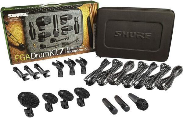 Shure PGADRUMKIT7 7-Piece Drum Microphone Kit - product image
