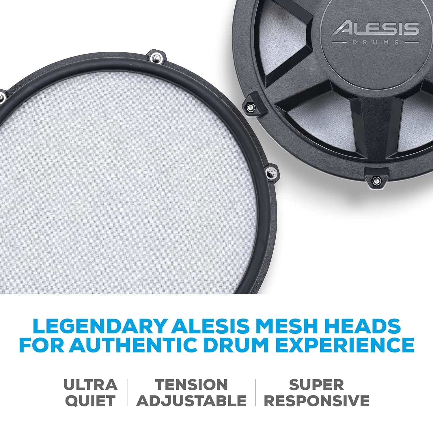 Alesis Nitro Max Electronic Drum Kit mesh drum pads