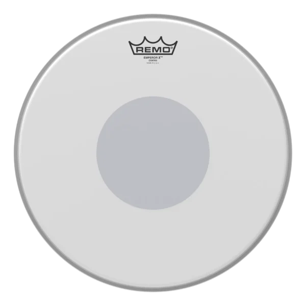Remo Emperor X Coated Snare Drumhead - Bottom Black Dot, 14" - product image