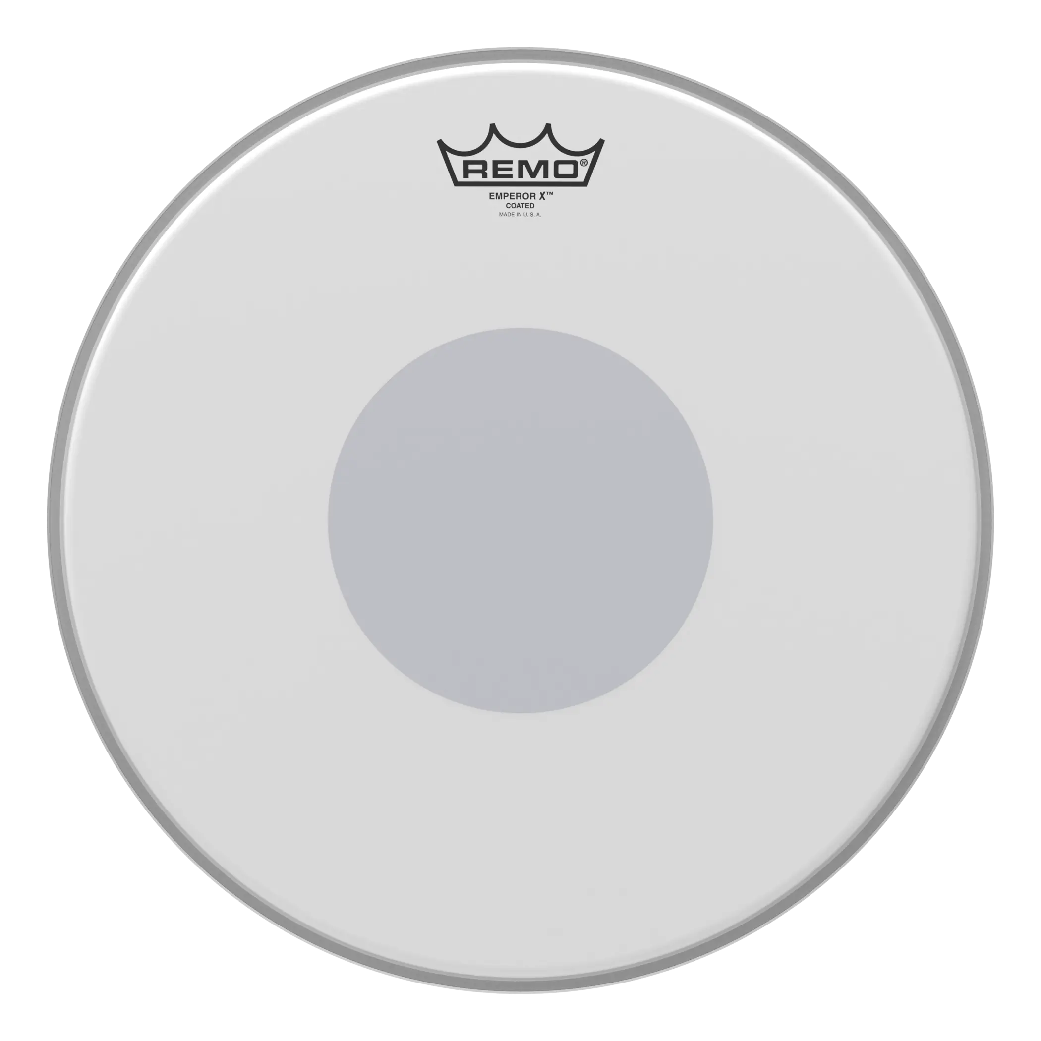 Remo Emperor X Coated Snare Drumhead - Bottom Black Dot, 14" - product image
