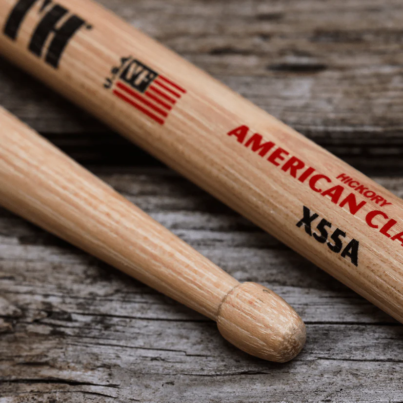 Vic Firth 55A Wood Tip American Classic Extreme Drum Sticks - product image