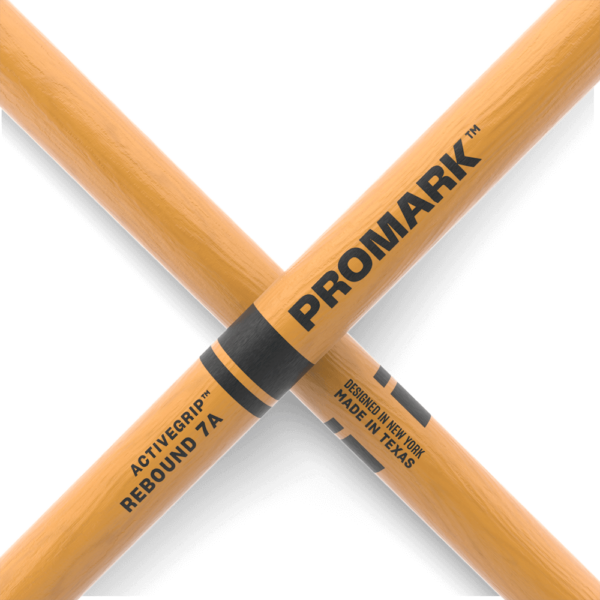 Promark 7A ActiveGrip Wood Tip Rebound Drum Sticks - product image