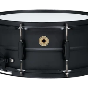 Tama Metalworks 14"x6.5" Matte Black Steel Snare Drum – BST1465BK